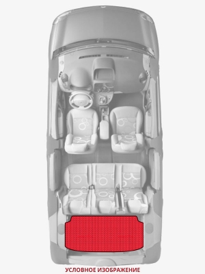 ЭВА коврики «Queen Lux» багажник для Renault Twingo